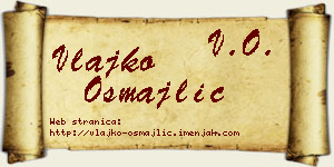 Vlajko Osmajlić vizit kartica